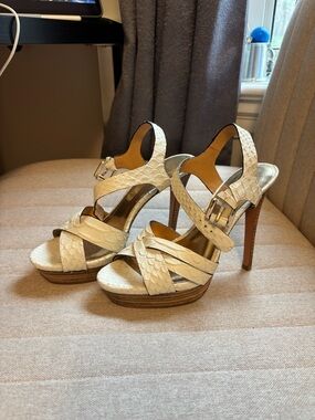 Coach Platform High Heel Sandals